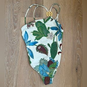 Tory Burch NWT Floral One Piece Swimsuit